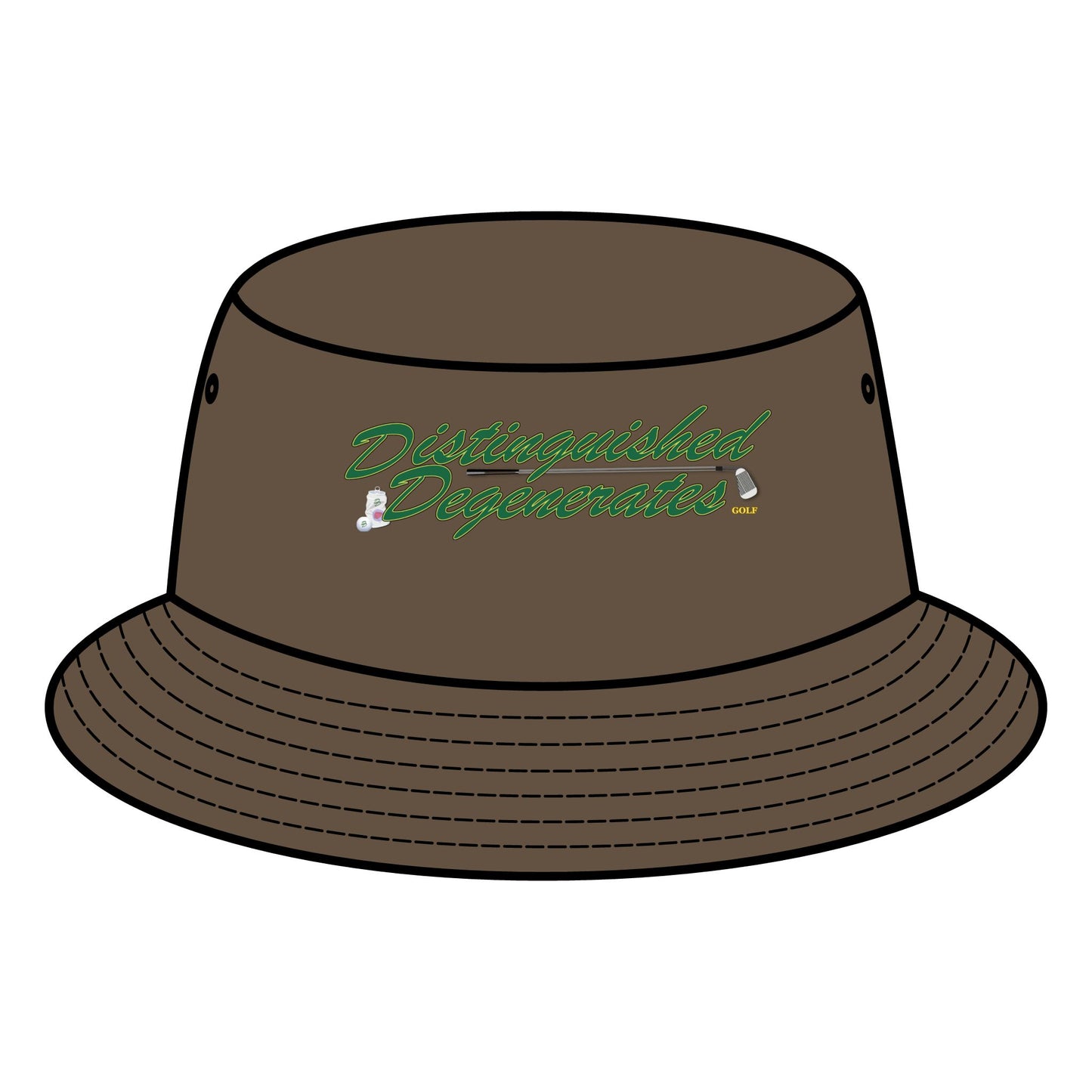 Distinguished Degenerates Golf Bucket Hat