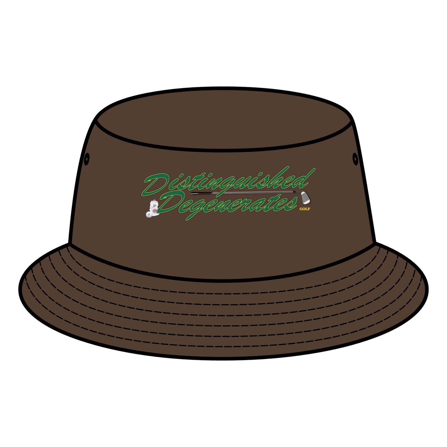 Distinguished Degenerates Golf Bucket Hat