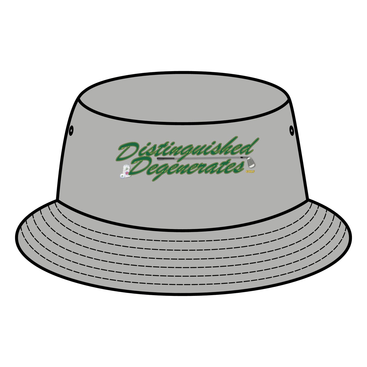 Distinguished Degenerates Golf Bucket Hat