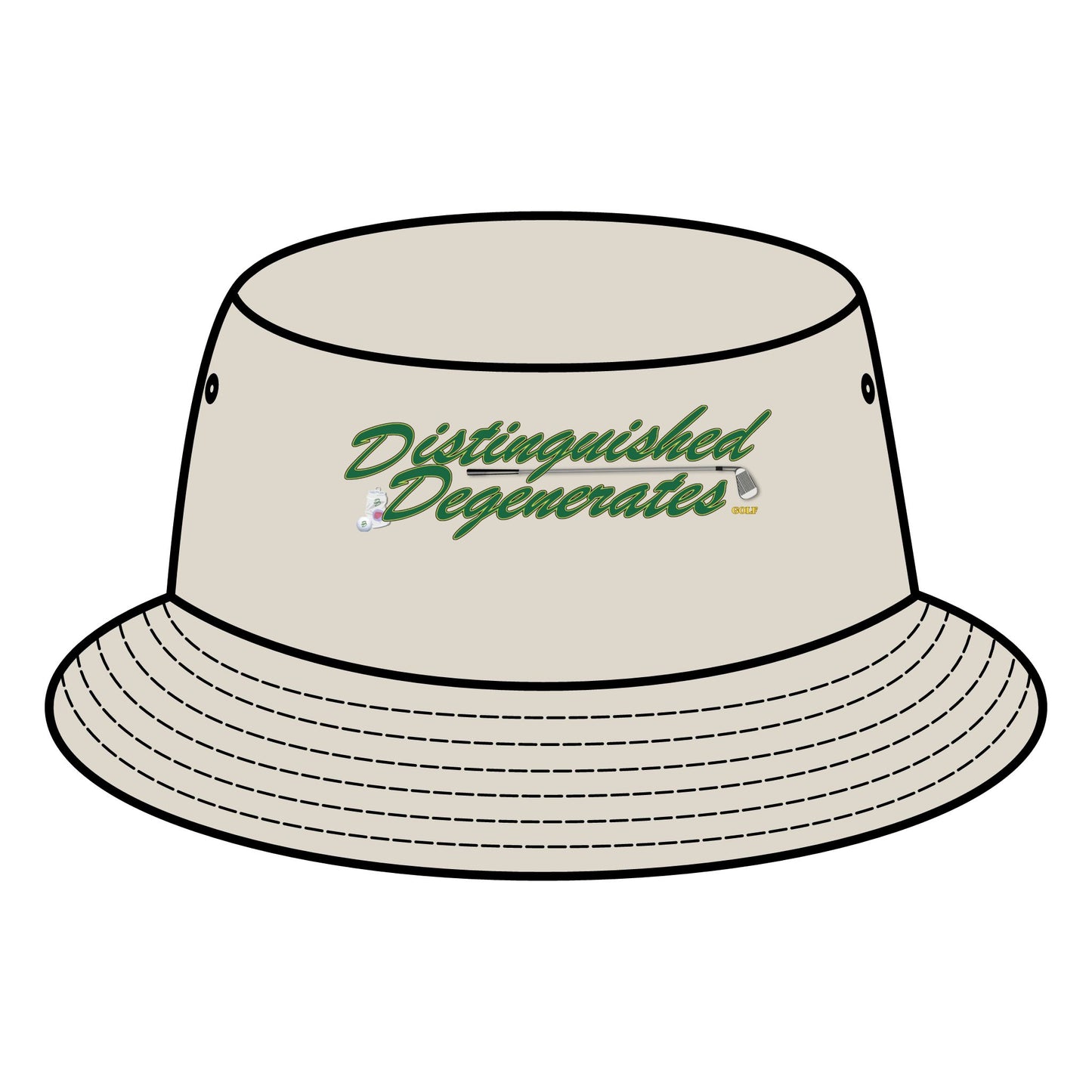 Distinguished Degenerates Golf Bucket Hat