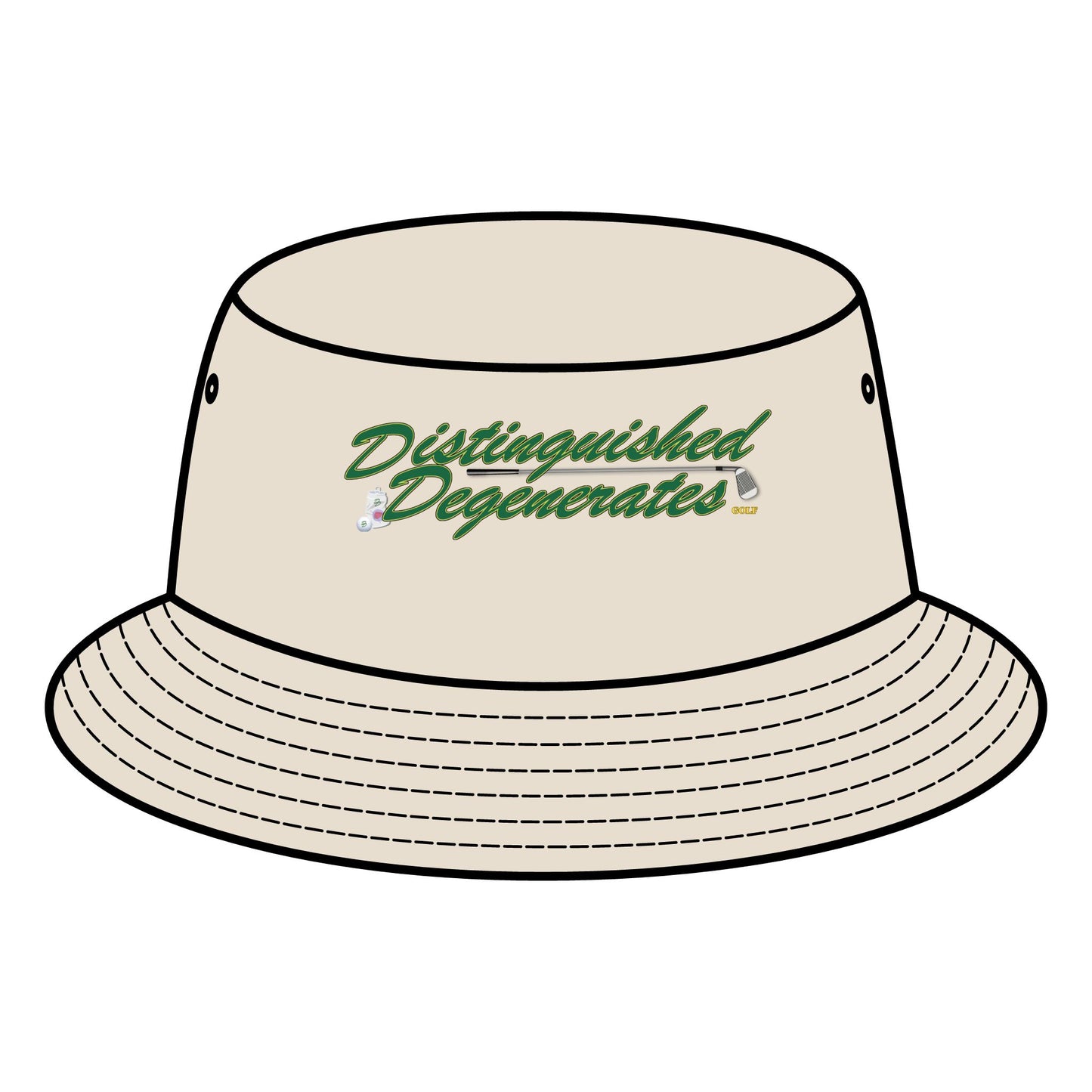 Distinguished Degenerates Golf Bucket Hat