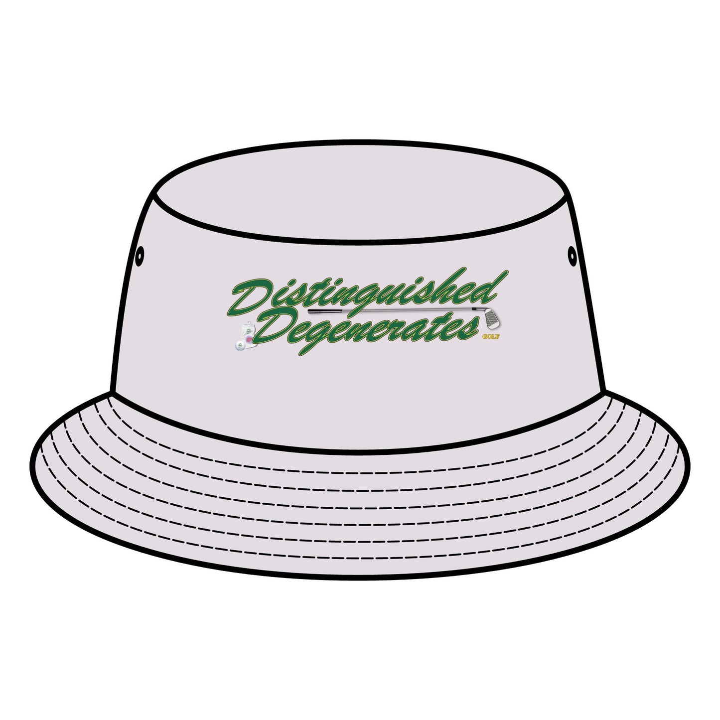 Distinguished Degenerates Golf Bucket Hat