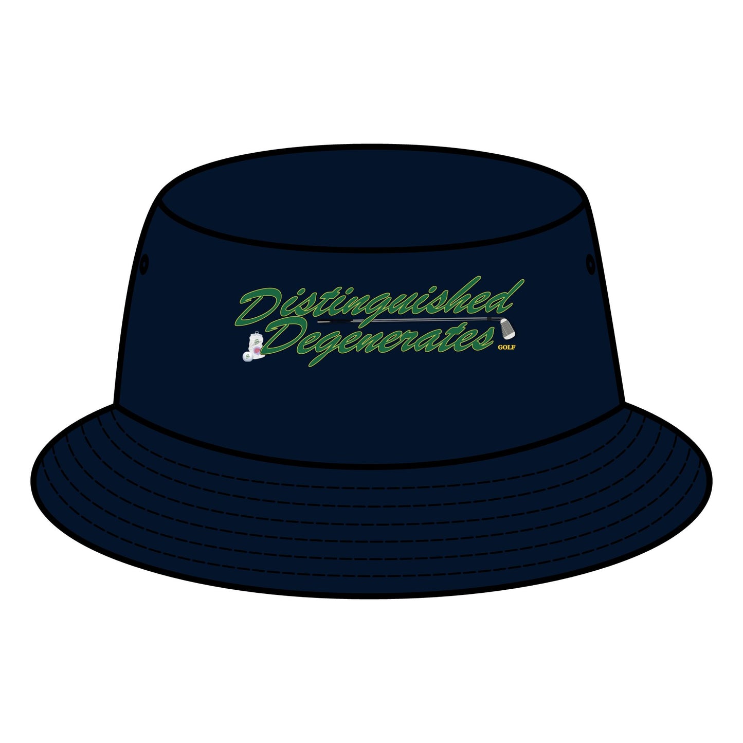Distinguished Degenerates Golf Bucket Hat
