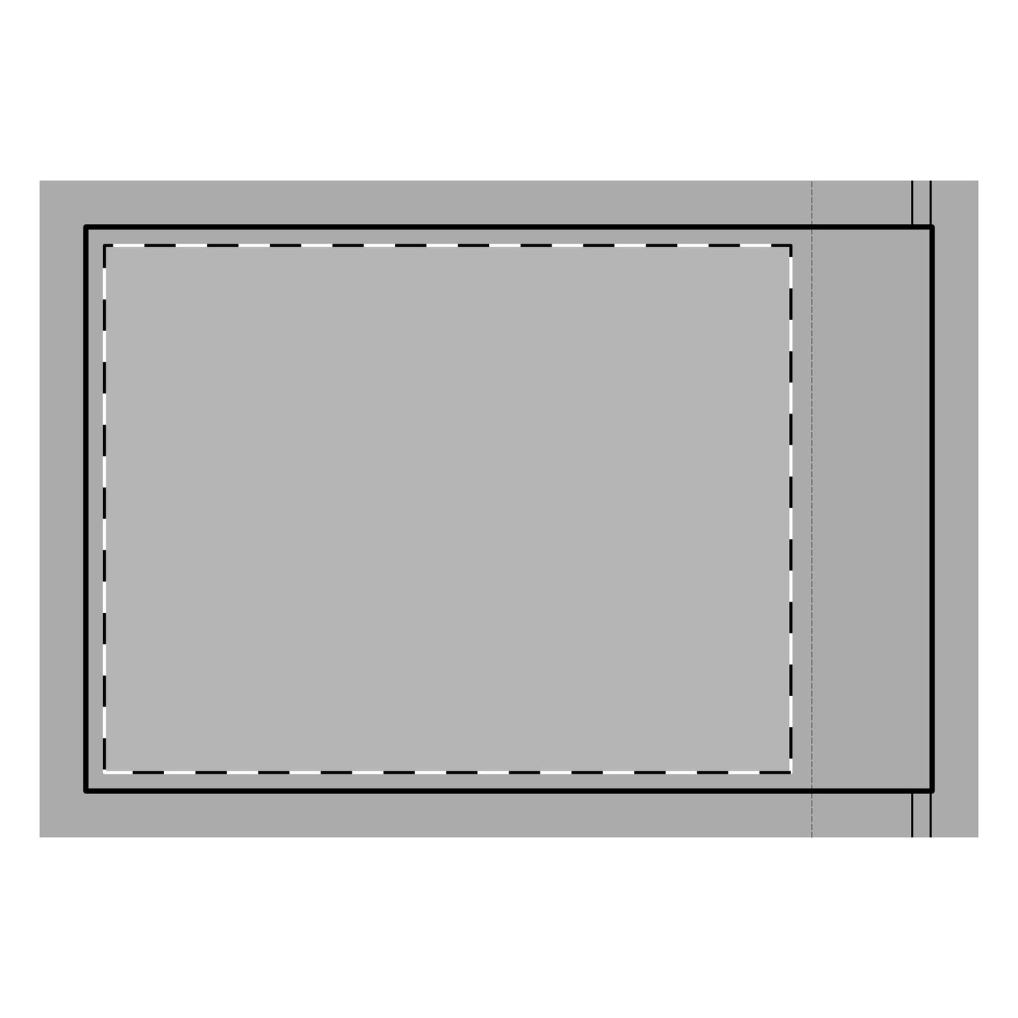 Distinguished Degenerates Double-Sided Flag