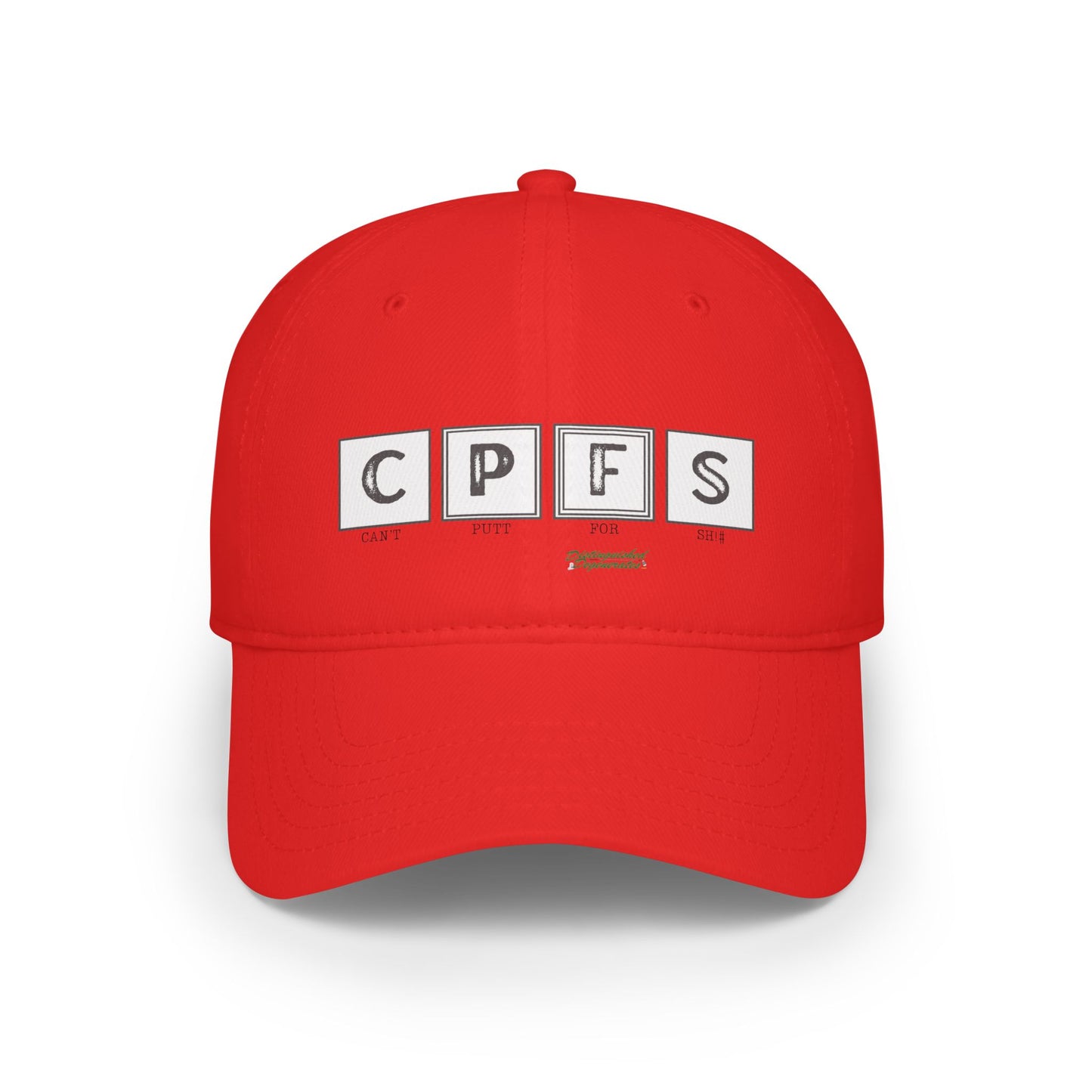 Score card CPFS (Cant putt for Sh!#) Hat