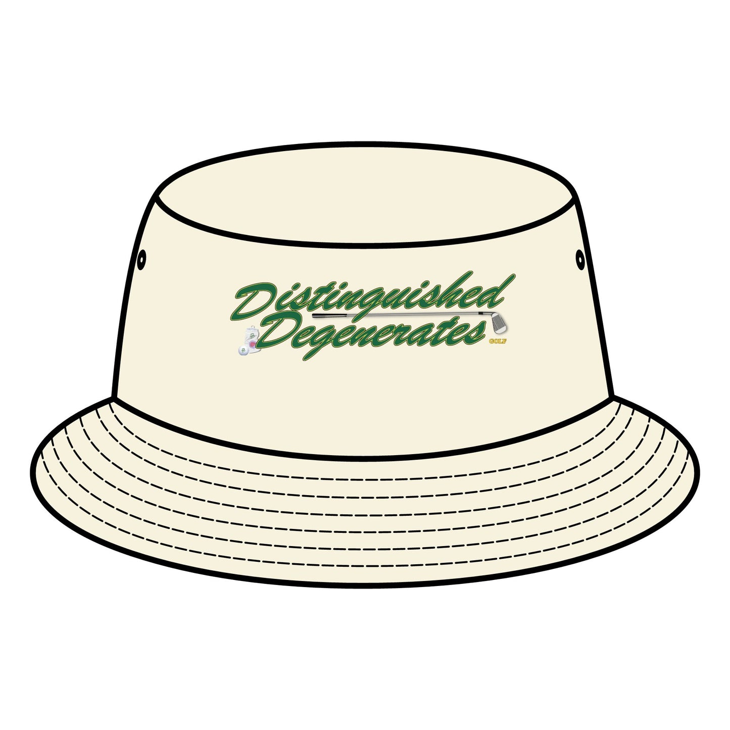 Distinguished Degenerates Golf Bucket Hat